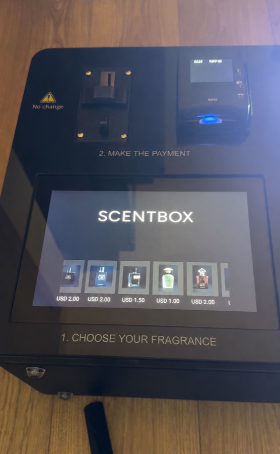 SCENTBOX machine shared by Marcus T.